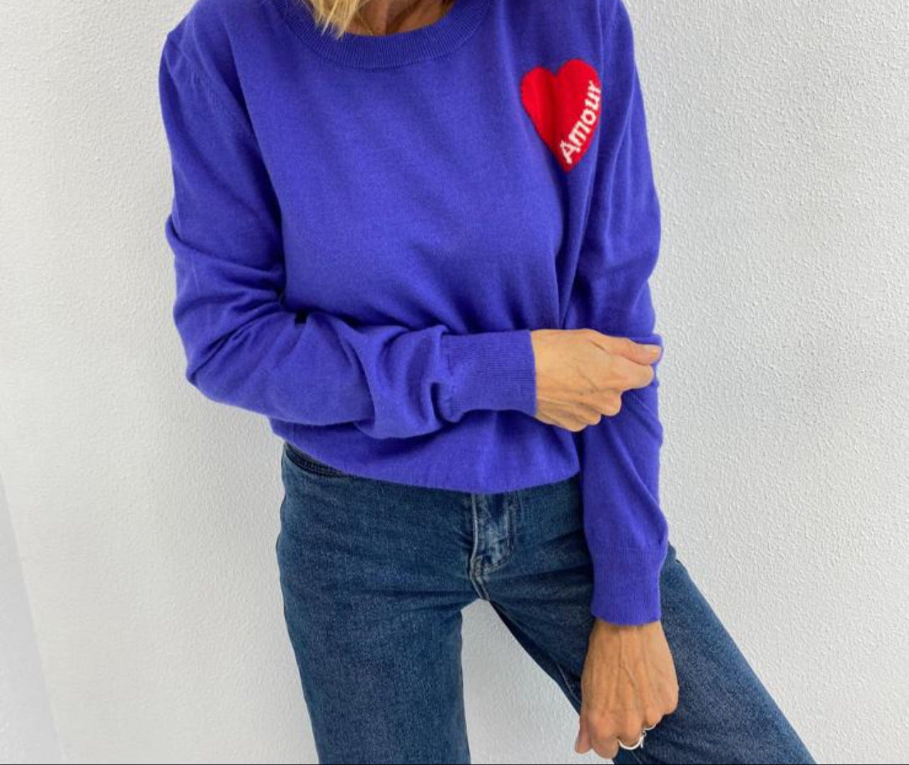 Pull Violet Amour - ROMI