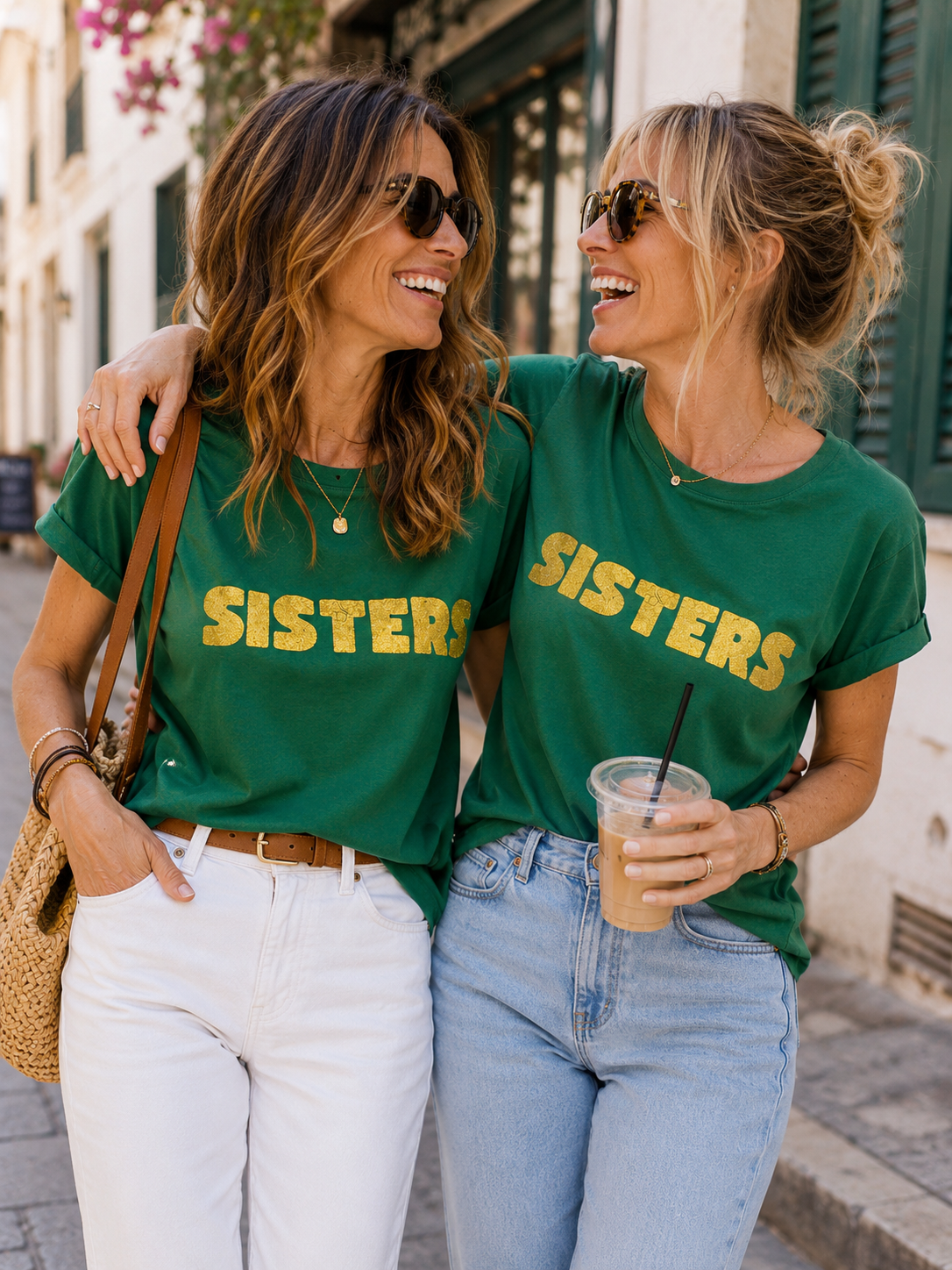 TEE SHIRT SISTERS VERT
