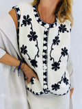 Gilet brodé Neige