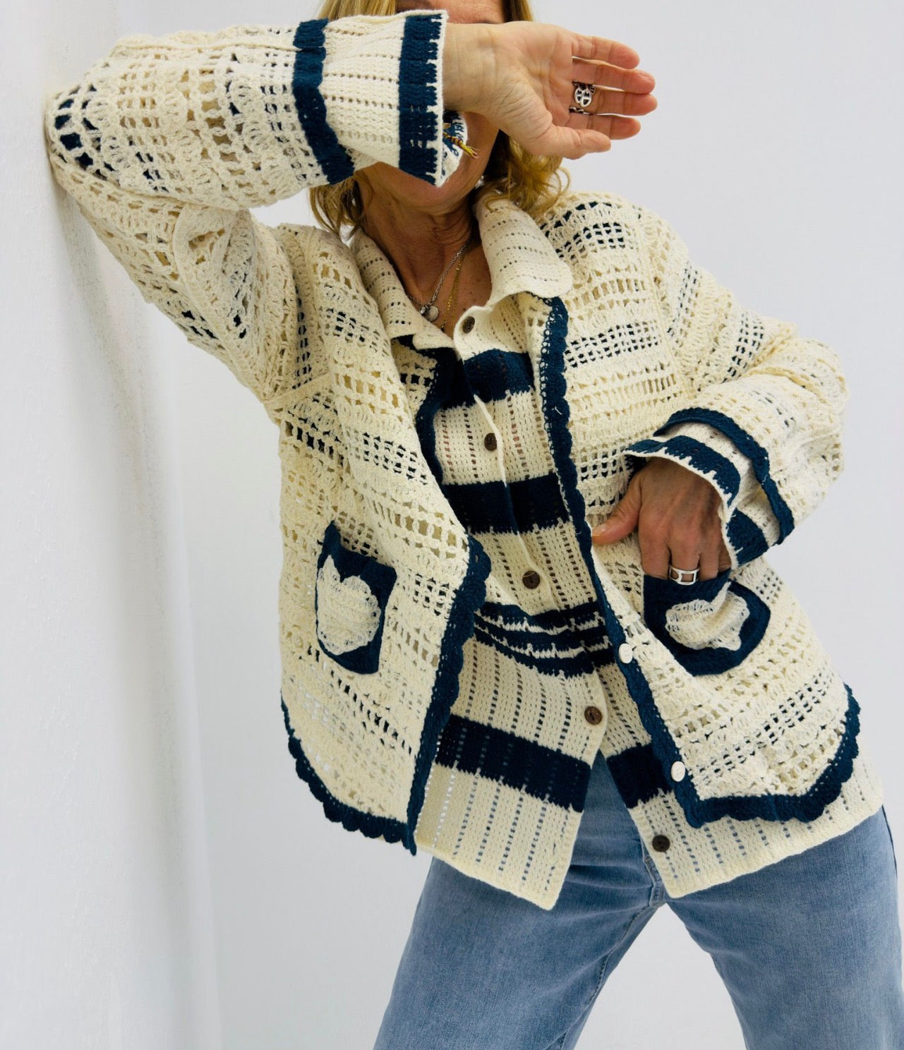 GILET CROCHET CARLA