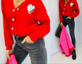 Gilet rouge Amour Venise