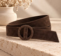 Ceinture cuir chocolat Elisa
