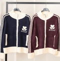 Gilet Amour marine et bordeaux - les deux coloris