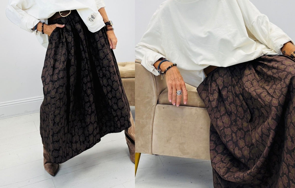 Jupe midi ample femme GIULIA