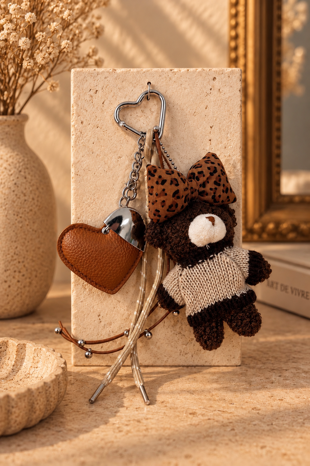 Porte-clés Teddy Léopard